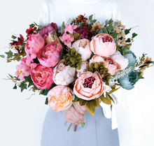 Load image into Gallery viewer, Artificial Large Peony Flowers